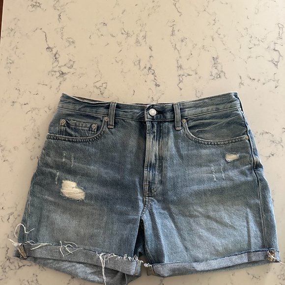 EVERLANE JEAN DENIM SHORT - SZ 27 - Picture 5 of 11